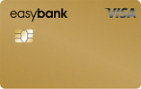 easybank Kreditkarte Gold (ex Barclays Gold Visa) easybank Kreditkarte Gold