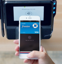 Apple Pay während der Nutzung