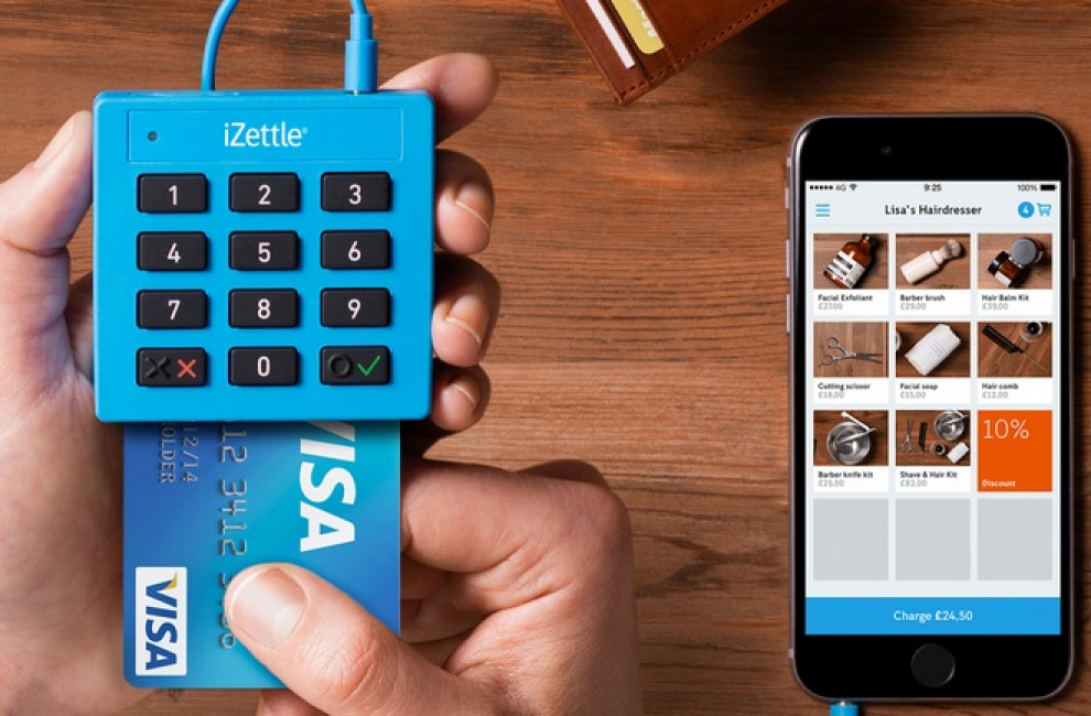 iZettle Kartenlesegerät: Klassisch und modern bezahlen. Foto: © iZettle