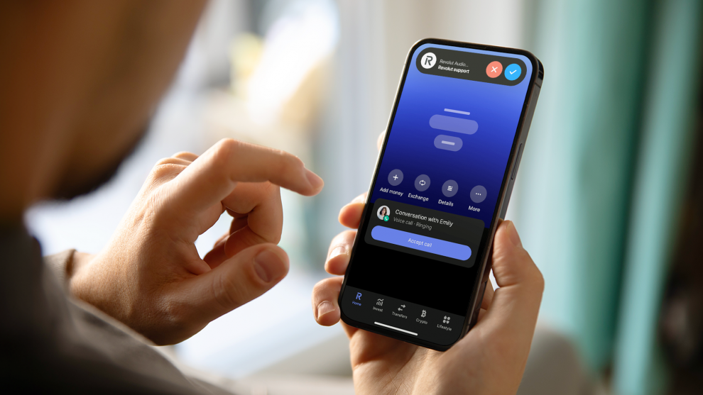 Die von Revolut neu eingeführten In-App-Anrufe sollen Identitätsbetrug verhindern.